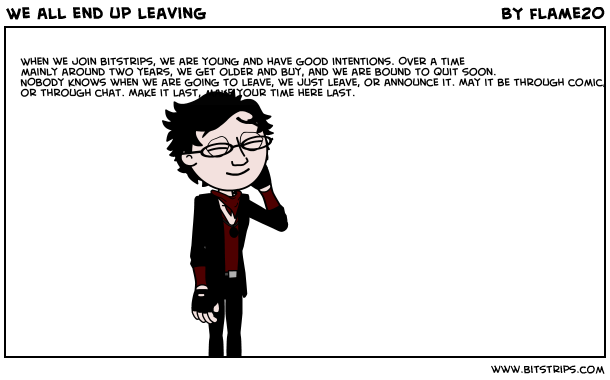 We all end up leaving
