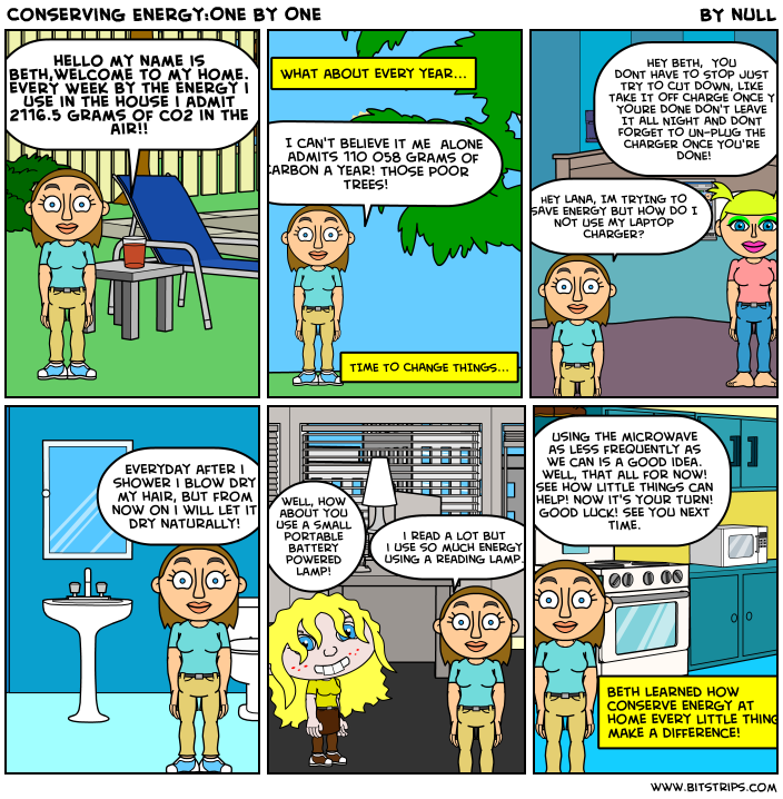 Conserving Energy:One by One
