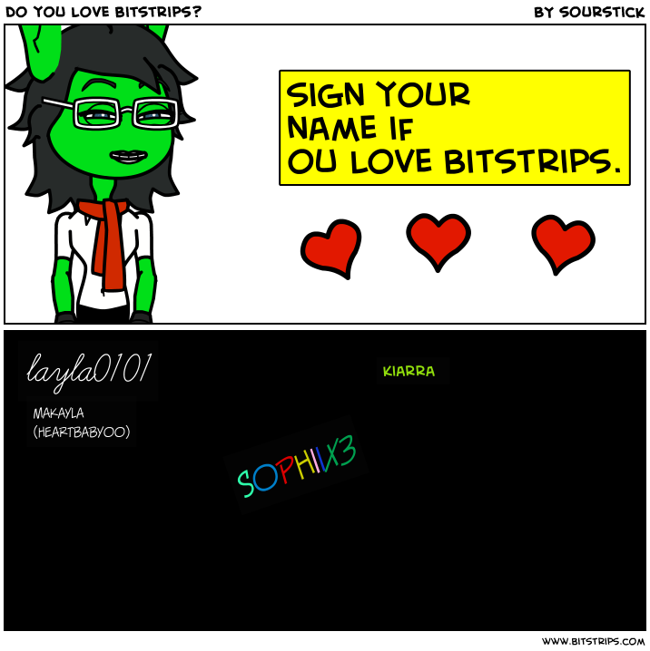 do you love bitstrips?