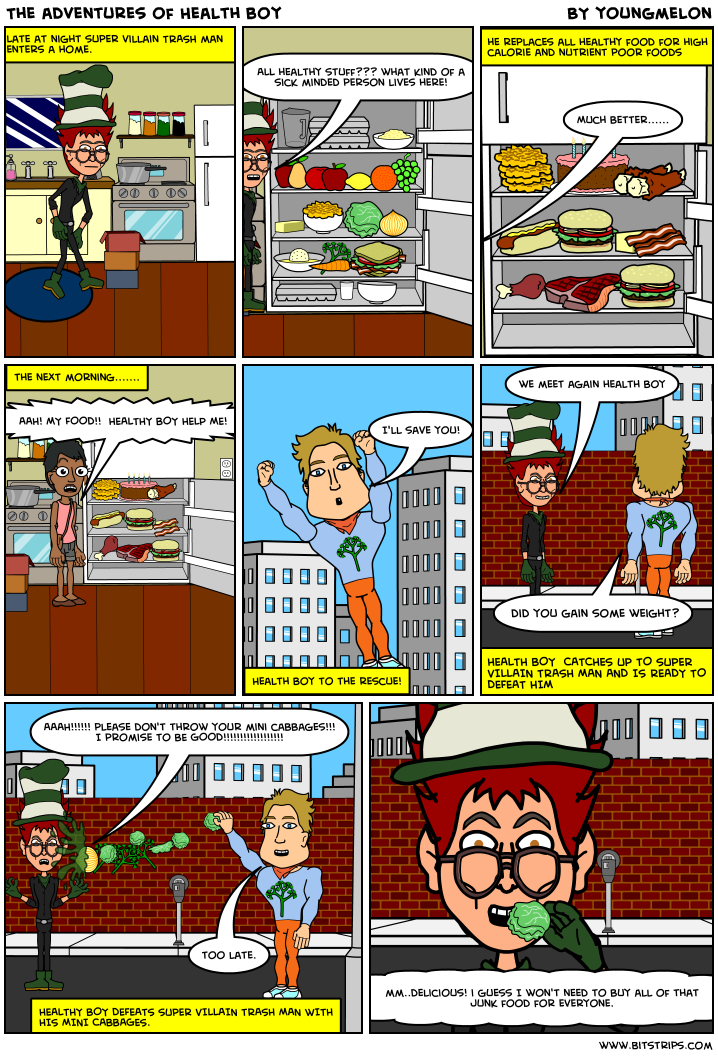 The adventures of Health boy