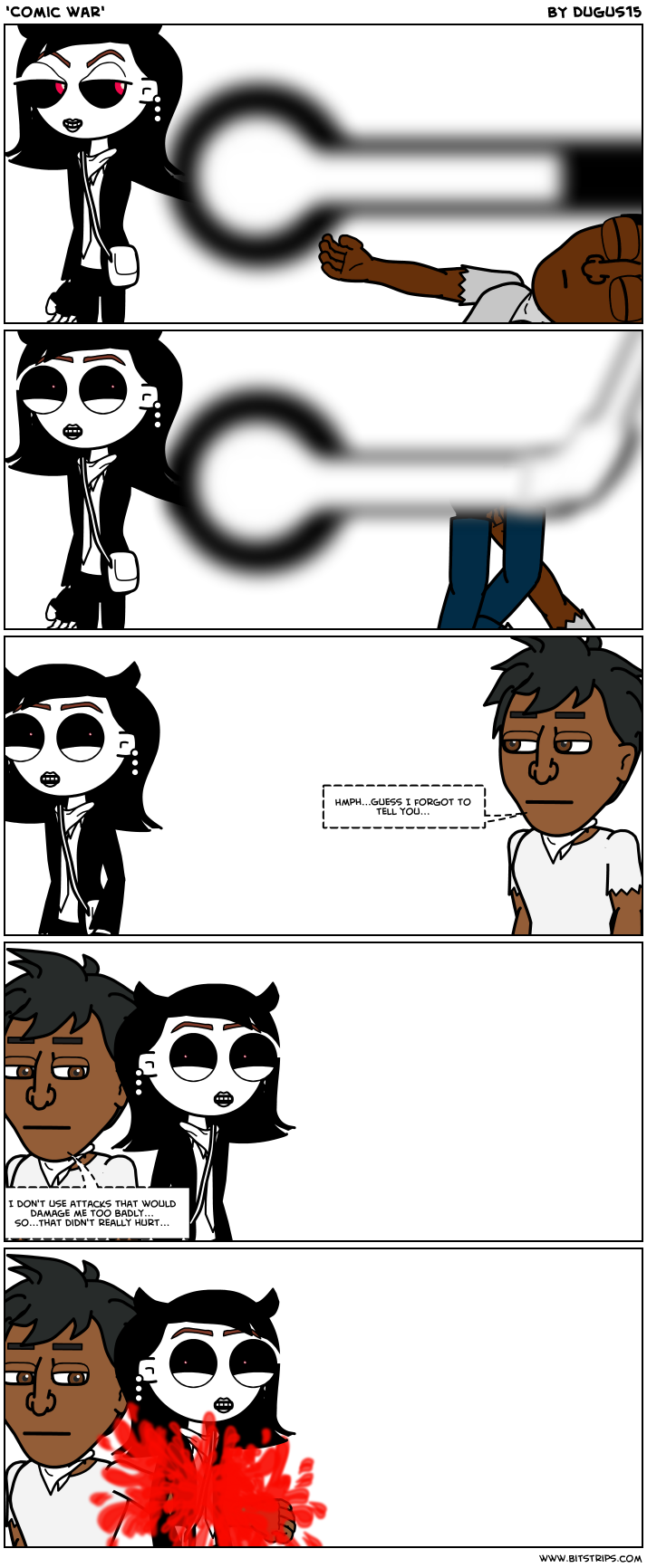 'Comic war'