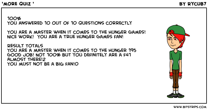 'more quiz '