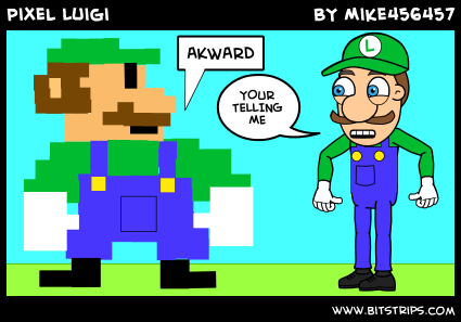 Pixel Luigi