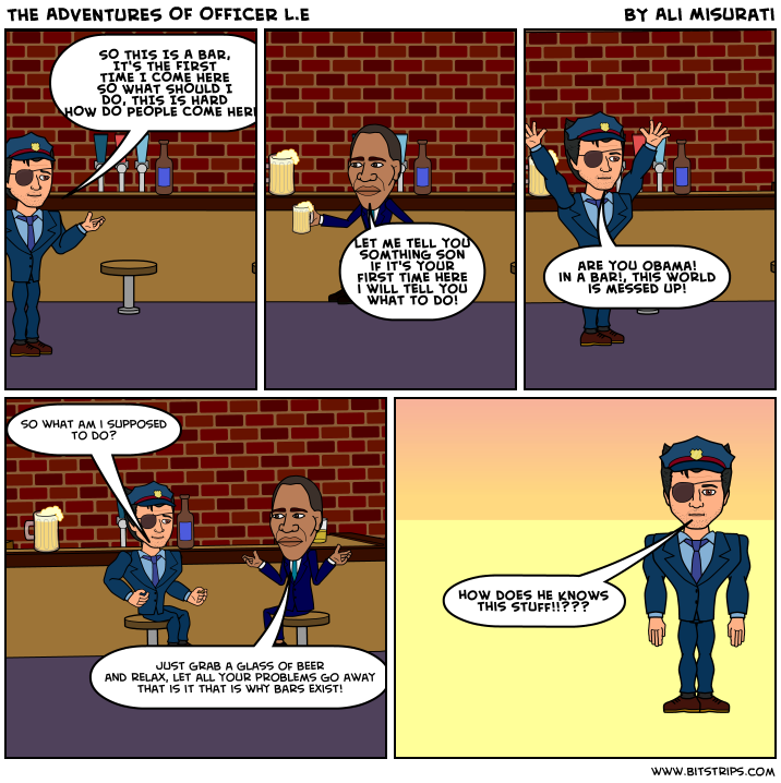 THE ADVENTURES OF OFFICER L.E