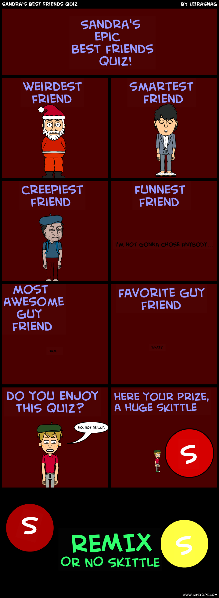 Sandra's Best Friends Quiz