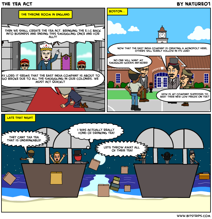 the Tea Act Bitstrips