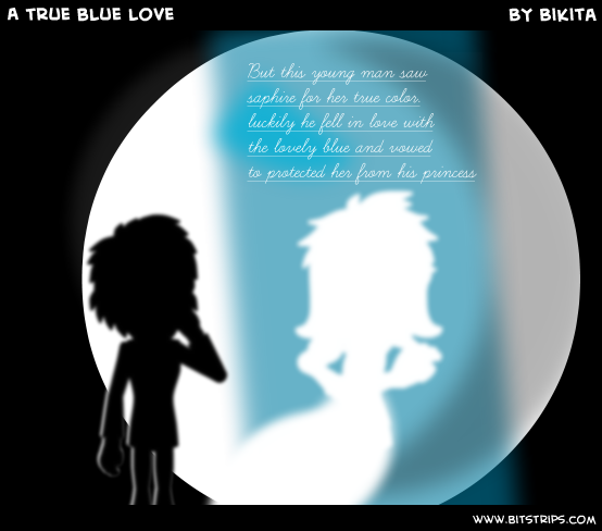 A true blue love