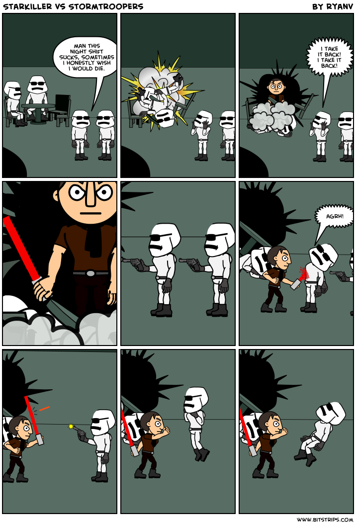 Starkiller vs Stormtroopers