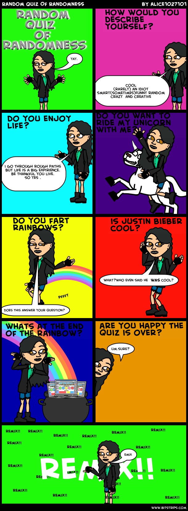 Random Quiz Of Randomness