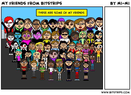 My friends from bitstrips