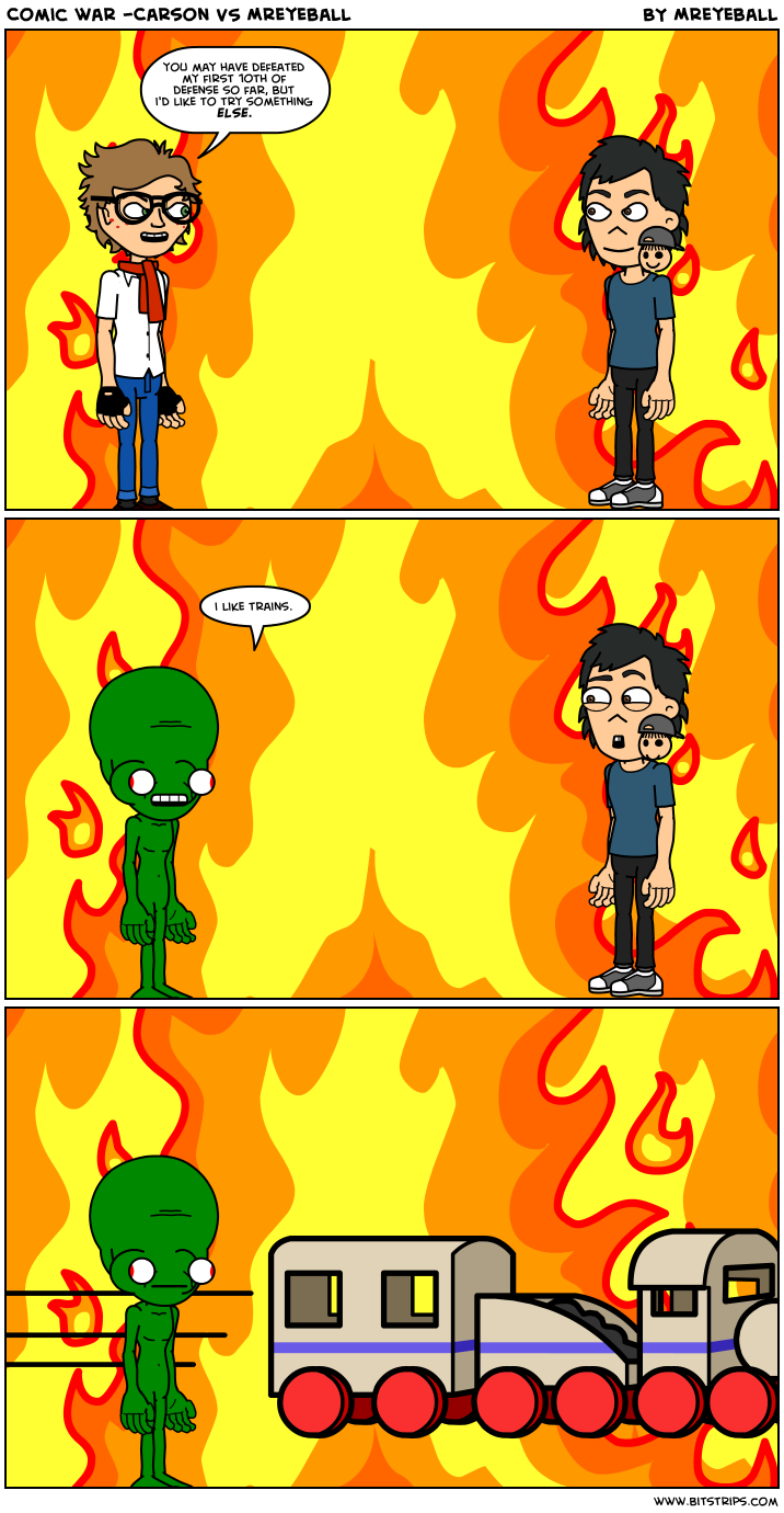 Comic war -Carson VS Mreyeball