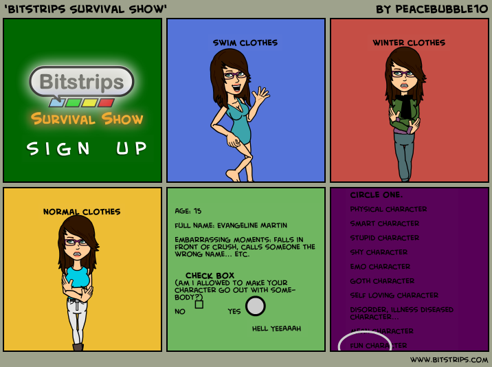 'Bitstrips Survival Show'