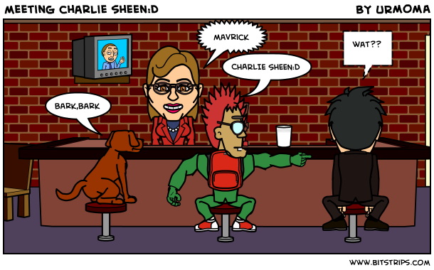 meeting charlie sheen:D