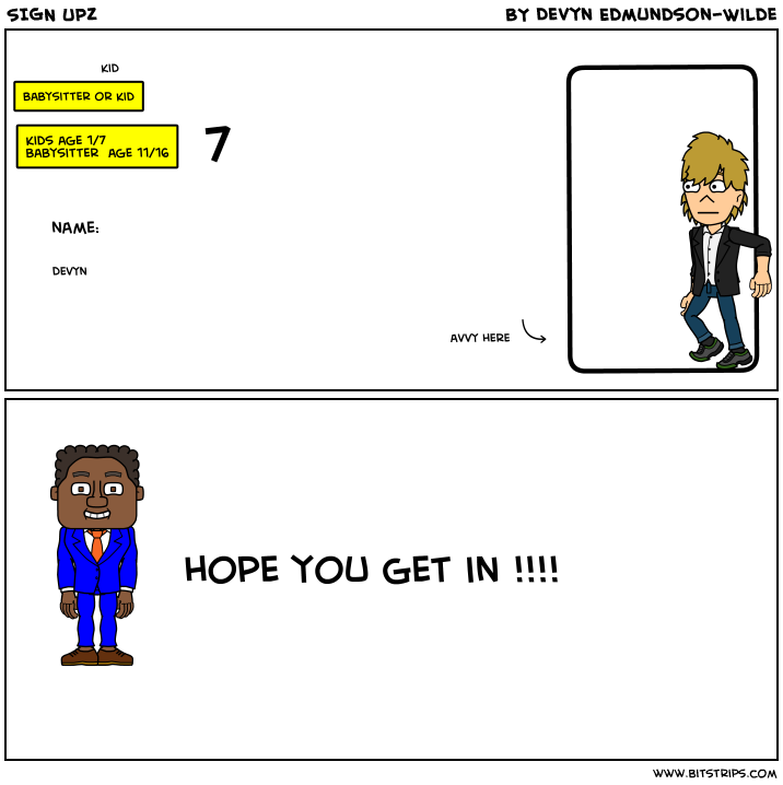 SIGN UPZ 