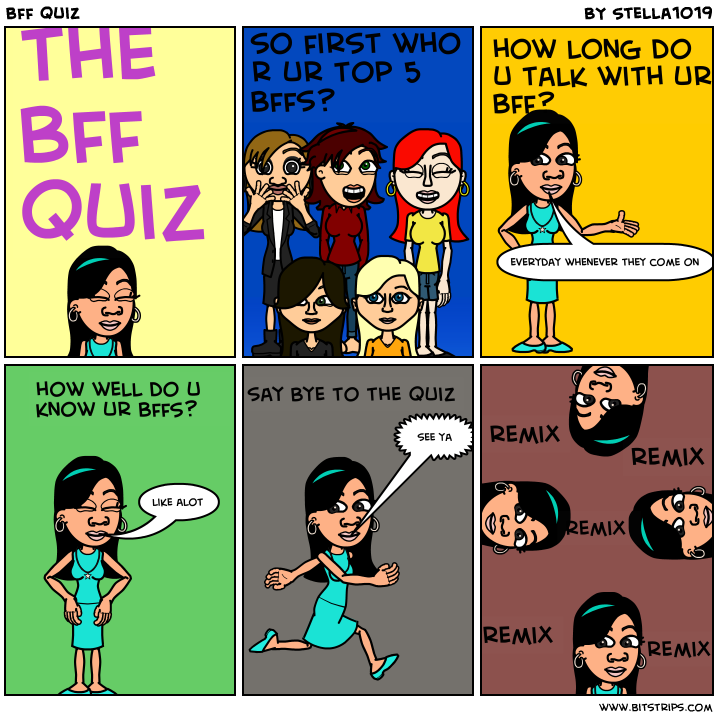 bff quiz - Bitstrips