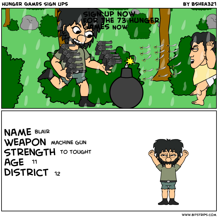 Hunger Games Sign Ups