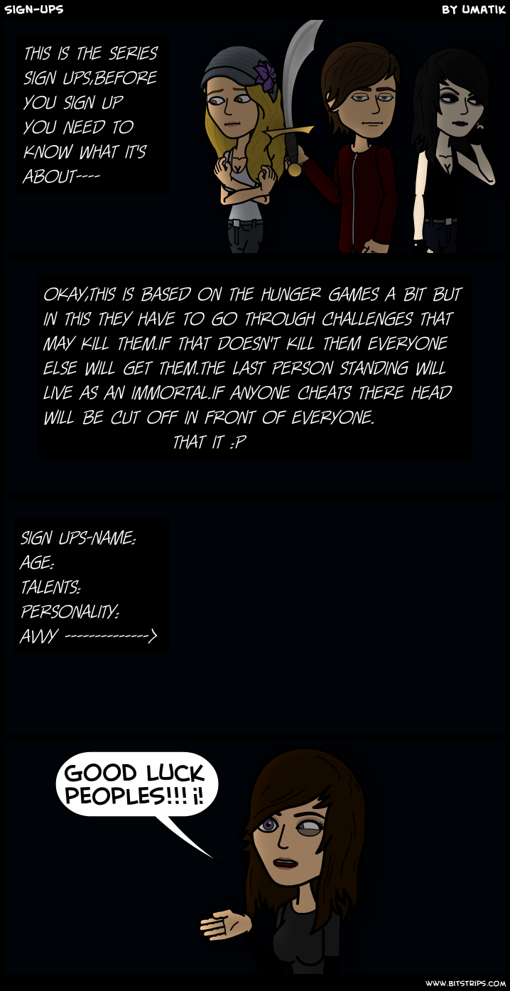 Sign-ups