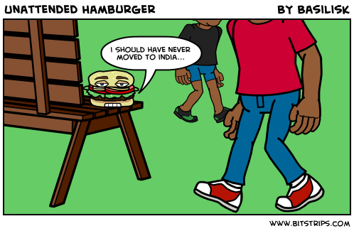 Unattended Hamburger