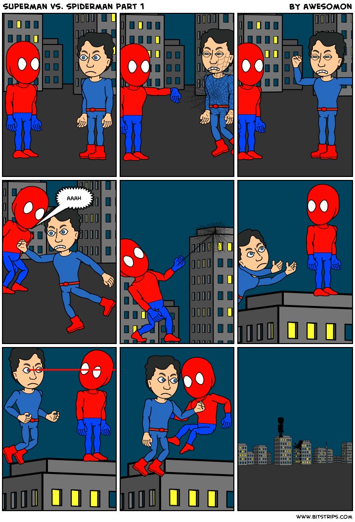 superman vs. spiderman part 1