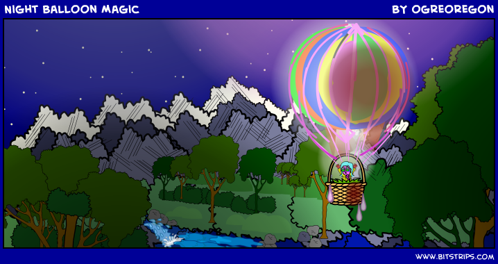 Night Balloon Magic