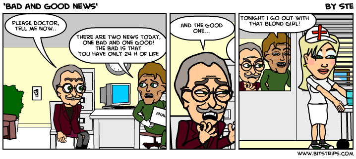'bad and good news'