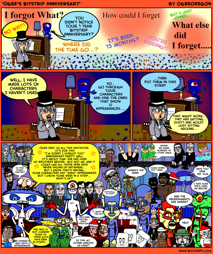 'Ogre's Bitstrip Anniversary'