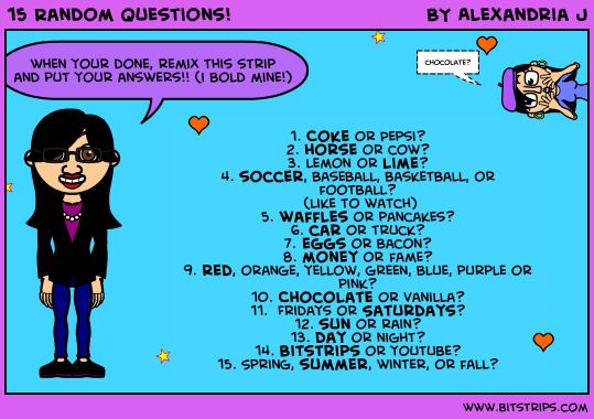 15 Random Questions!