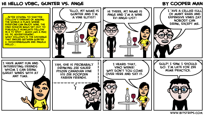 Hi Hello VDBC, Gunter vs. Ange