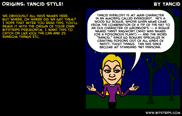 Origins: Tancid style!