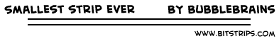 Smallest strip ever