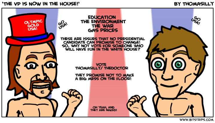 'The VP is NOW in the House!'