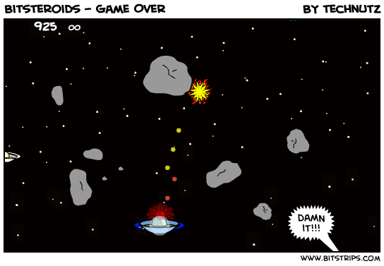 Bitsteroids - Game Over