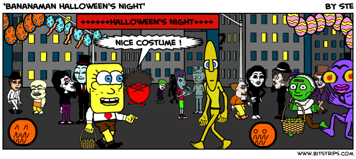 'bananaman halloween's night'