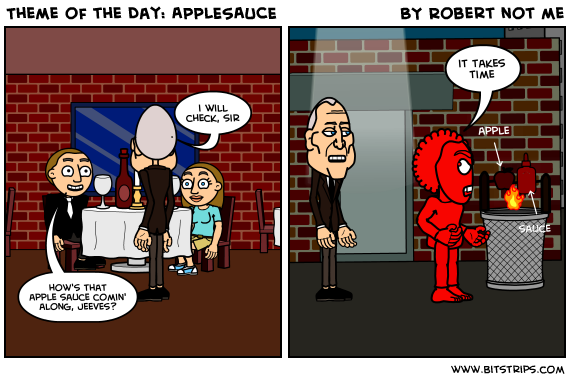 Theme of the Day: APPLESAUCE 