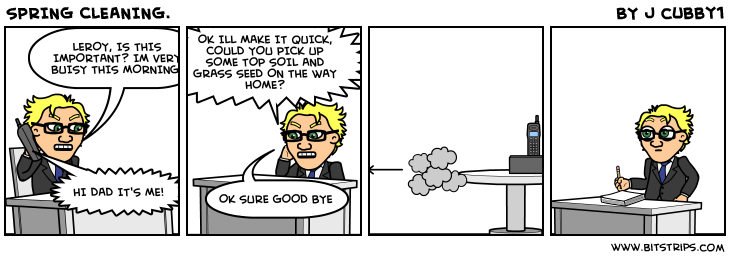 SPRING CLEANING.
