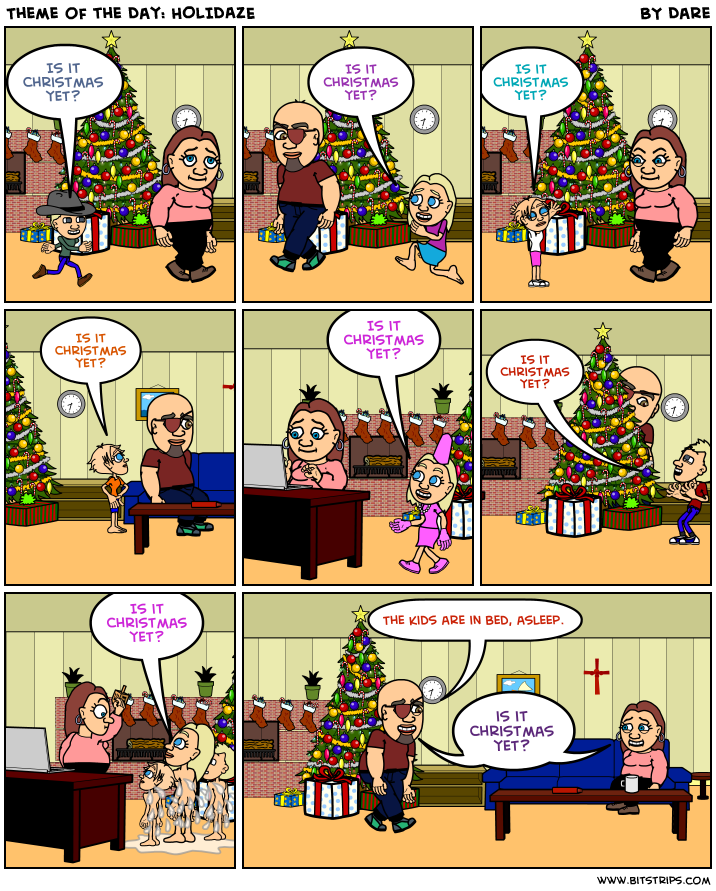 Theme of the Day: HOLIDAZE