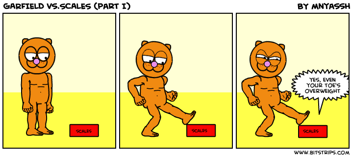GARFIELD vs.SCALES (part I)