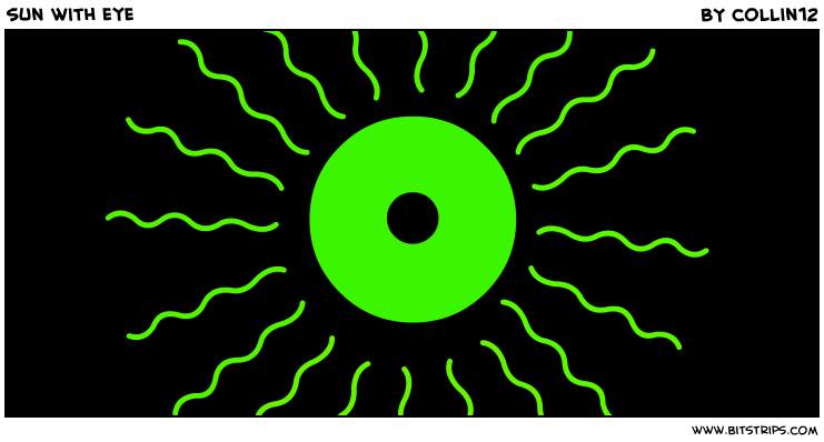 sun with eye