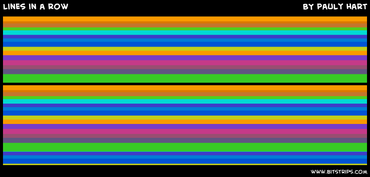 lines in a row