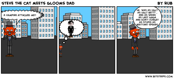Steve the cat meets glooms dad