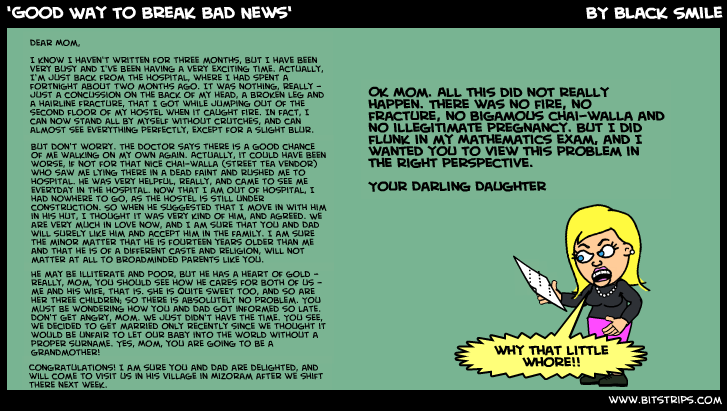 'Good Way To Break Bad News'