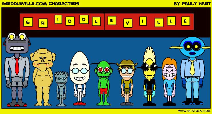 Griddleville.com Characters