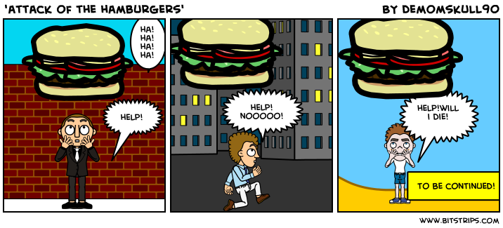 'attack of the hamburgers'