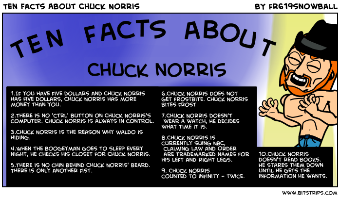 Ten Facts About Chuck Norris