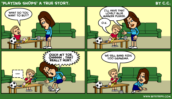 'PLAYING SHOPS' a true story.