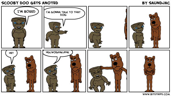scooby doo gets anoyed