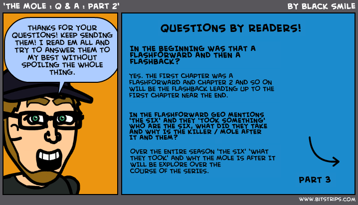 'The Mole : Q &amp; A : Part 2