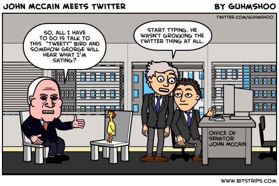 John McCain Meets Twitter