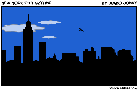 New York City Skyline - Bitstrips