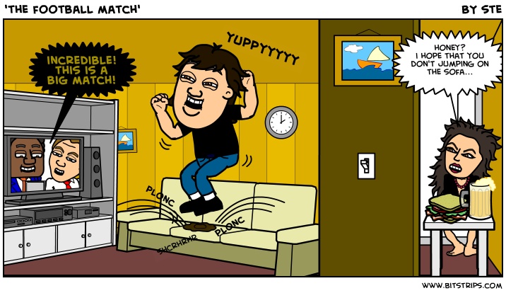 'the football match'